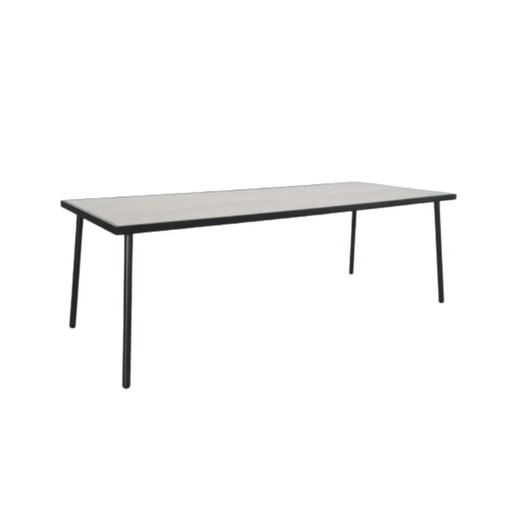 Sundby Patio Table Metal/Temp. Glass Top