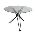 Bretta Dining Table 1m Round - Glass Top