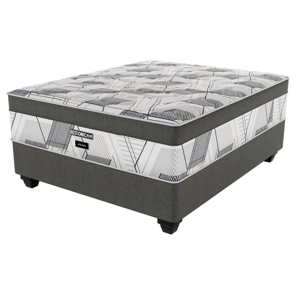 Restonic Mirage Medium Three Quarter Bed Set Standard Length