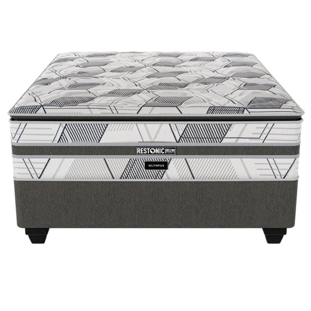 Restonic Olympus Plush Three Quarter Bed Set Extra Length