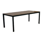 Sundby Patio Table Alum/Poly Wood Top