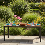 Sundby Patio Table Alum/Poly Wood Top