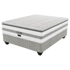 Restonic Pocket Cool Medium Queen Bed Set Standard Length