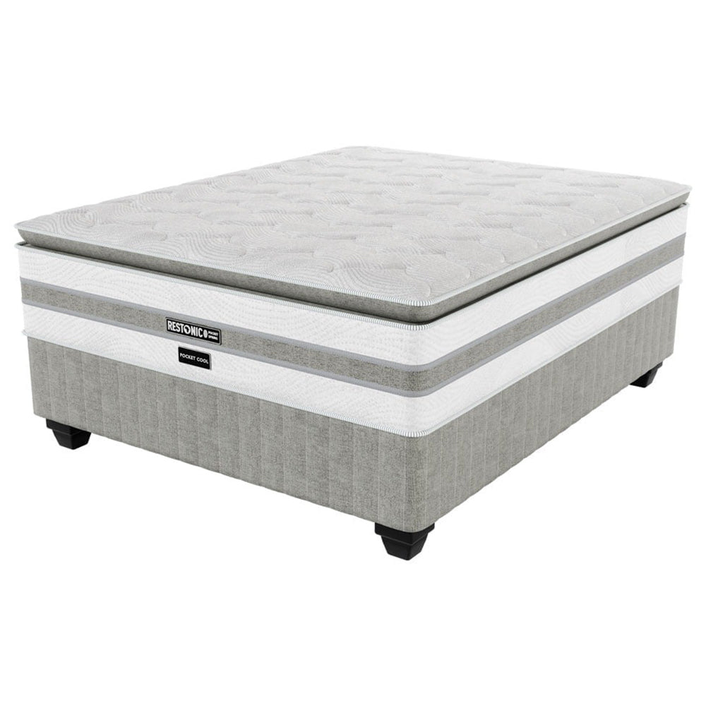 Restonic Pocket Cool Medium Queen Mattress Standard Length