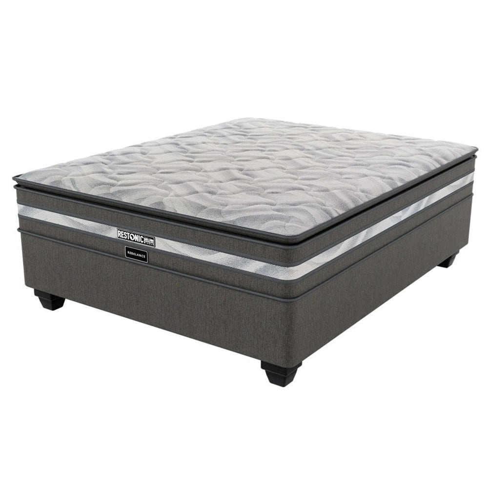 Restonic Rebalance Medium Double Bed Set Standard Length