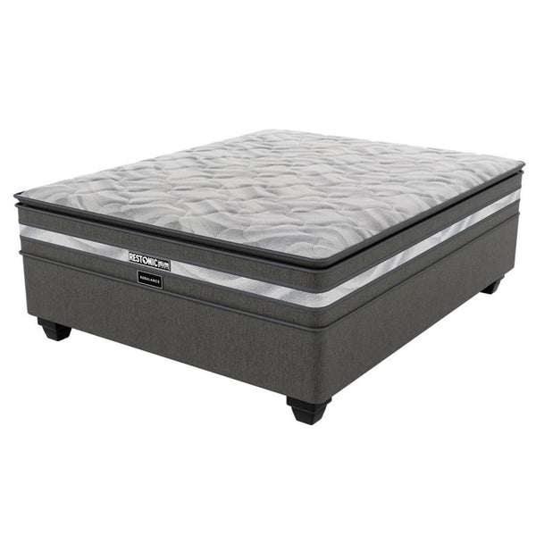 Restonic Rebalance Medium Queen Bed Set Standard Length