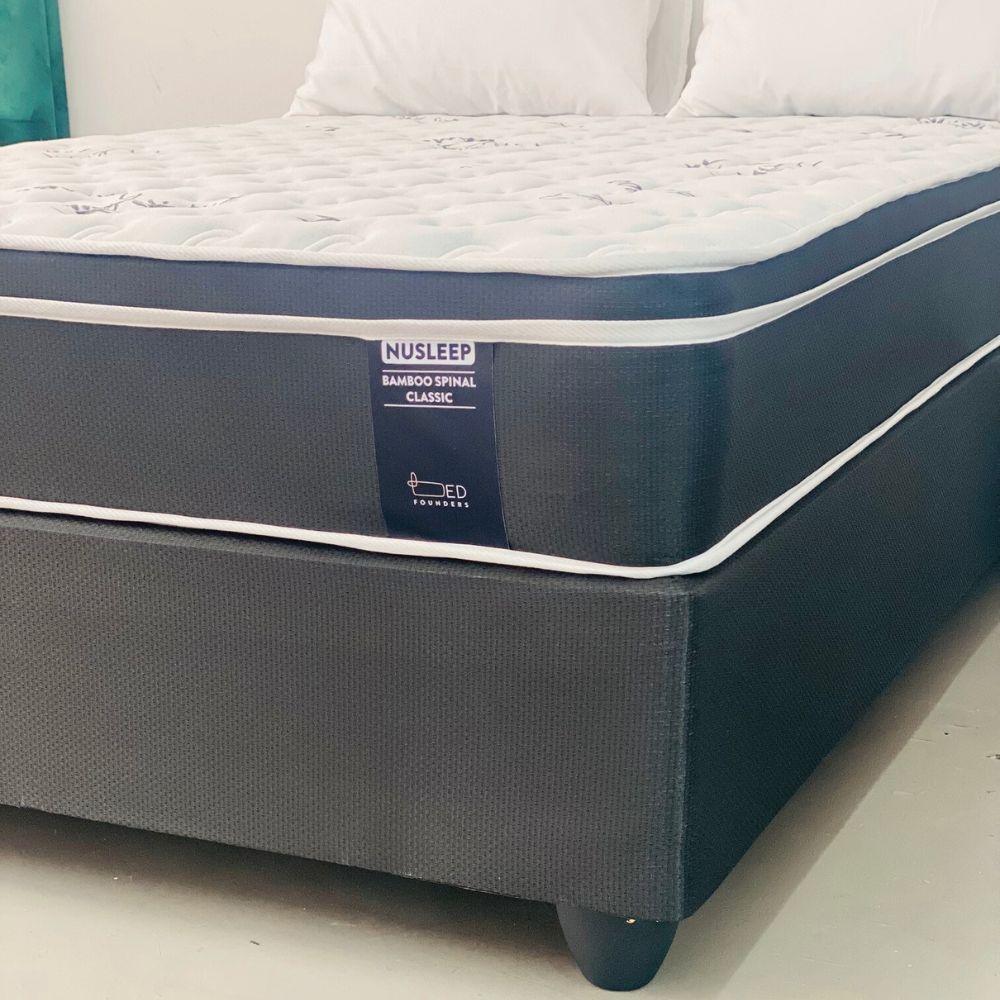 Bamboo Spinal Classic Firm Three Quarter Bed Set Extra Length