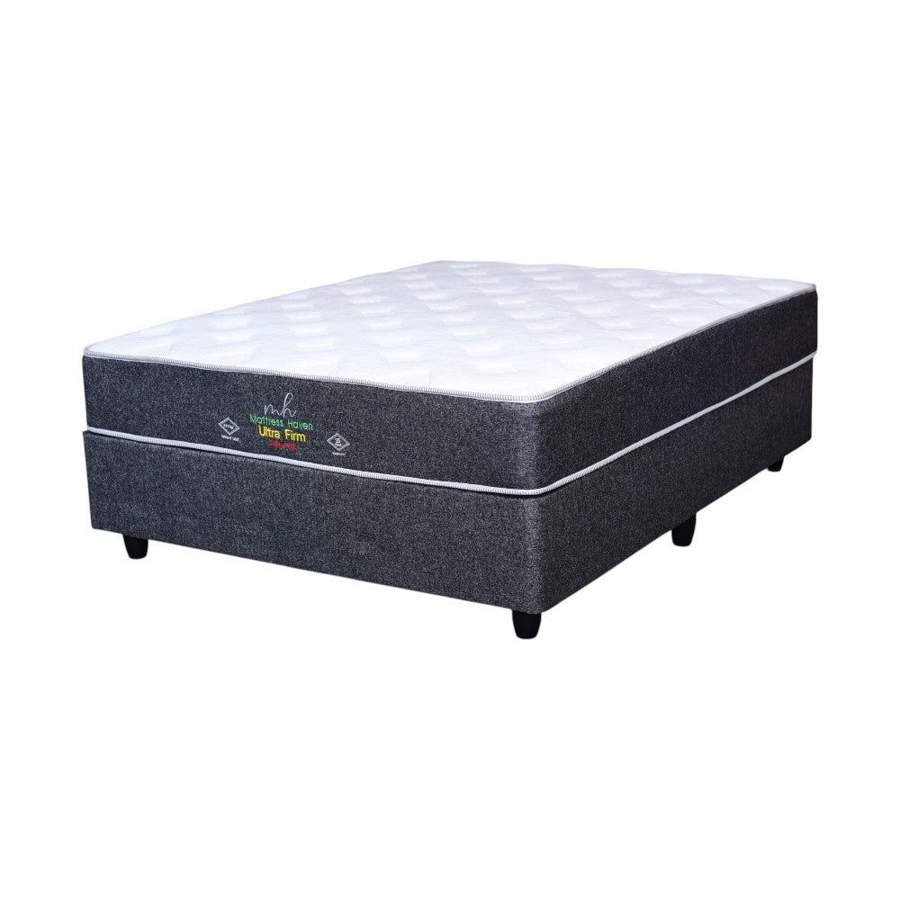 Mattress with a visible brand logo on a white background
